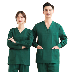 洗手衣女夏季短袖手术服刷手衣套装手术室工作服长袖秋冬医护制服