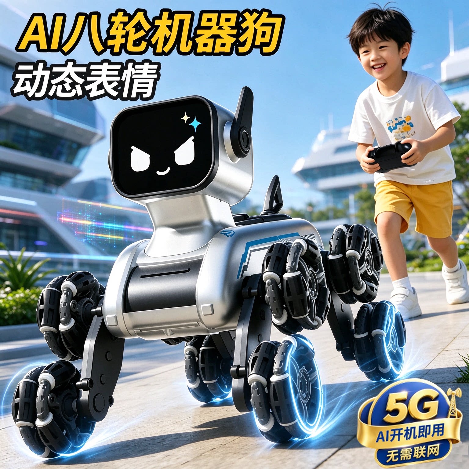 ai人工智能机器狗2026新款对话机械狗遥控电子机器人儿童玩具男孩