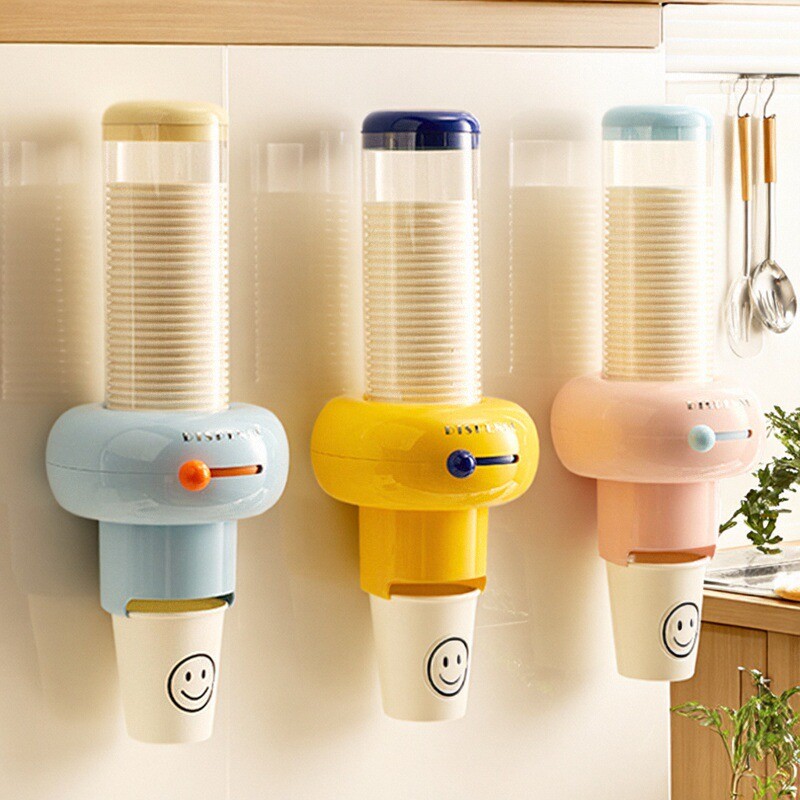 一次性杯子架自动取杯器壁挂式