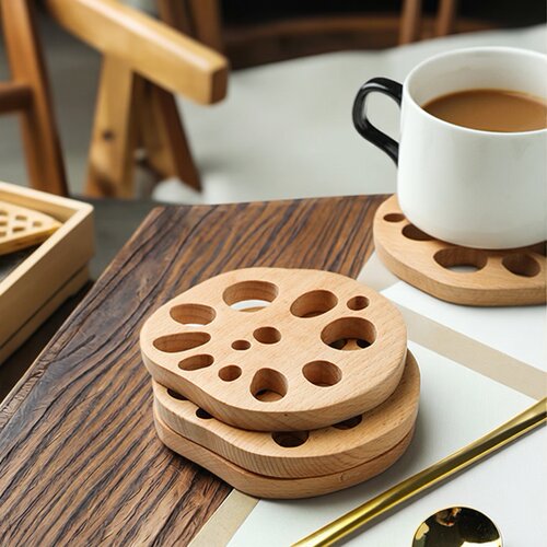 围炉煮茶杯垫简约马克杯咖啡杯托