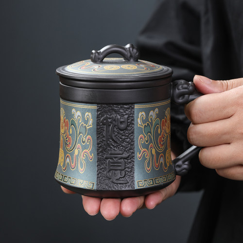 紫砂杯男士个人专用茶杯