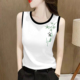 外贸原单女装 外穿T恤上衣 打底衫 时尚 百搭纯棉吊带背心女内搭无袖
