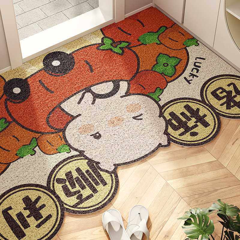 卡通入户门地垫进门玄关防滑脚垫家用门口蹭土丝圈门垫可裁剪地毯,居家布艺,入户地垫,淘宝优惠券,粉丝福利购,淘宝优惠卷
