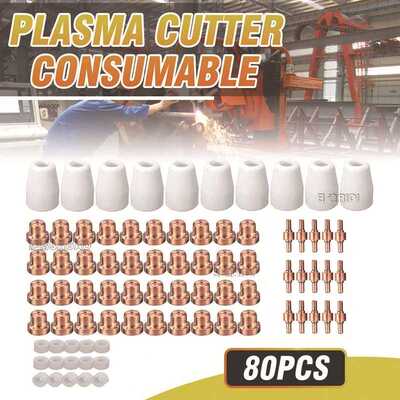 温州40 PT31等离子切割配件 LG40电极喷嘴保护罩分流器 80PCS