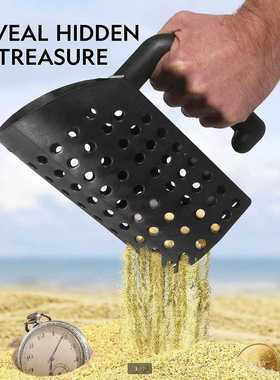 ABS或不锈钢金属沙铲沙漏沙滩探宝过滤沙子金属探测器sand scoop