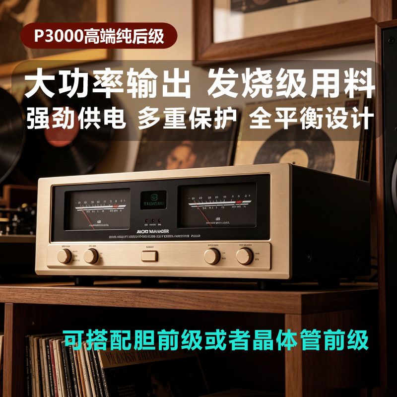 管音者金封管250W大功率后级功放