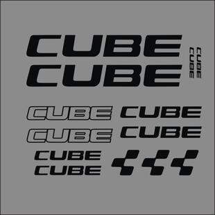 CUBE自行车贴纸公路车山地车车架贴个性车架贴纸反光车管改装贴纸