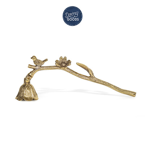 黄铜烛台手持灭烛器灭烛罩香薰