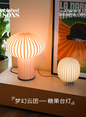 英国Established Sons Filigrana light糖果台灯简约桌面氛围灯