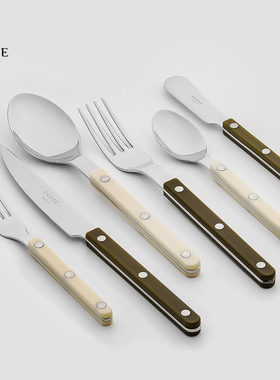 法国Sabre Paris不锈钢刀叉套装西餐餐具牛排刀叉 家用勺子黄油刀