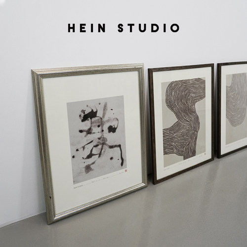 丹麦Hein Studio北欧挂画抽象艺术卧室餐厅装饰画背景墙画
