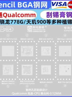 骁龙778G适用SM7325/SM7315隔离网GL7325 CPU短路隔离植锡网/钢网