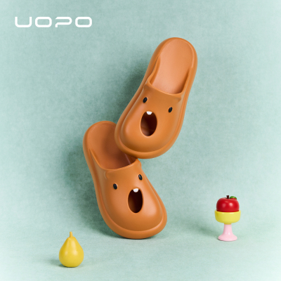 UOPO【软fufu土拨鼠】拖鞋女外穿夏季增高厚底凉拖鞋防滑包头拖鞋