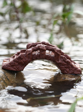 微景观古都陶瓷桥造景中式