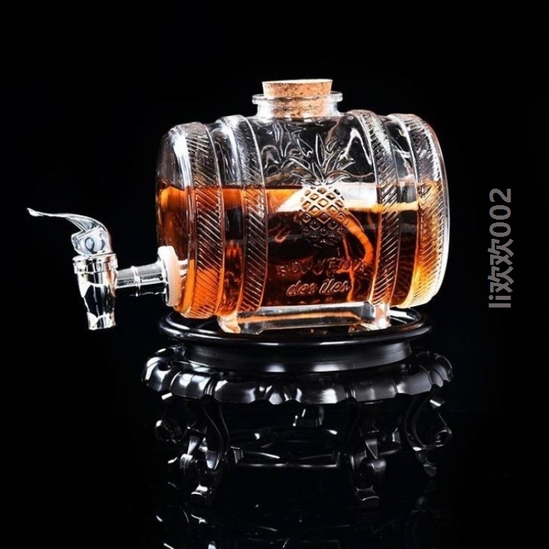 泡酒罐欧式泡酒玻璃瓶加厚带龙头 家用人参泡酒坛2斤红酒瓶洋酒瓶|ruв категории посуда, до дна/бокал/вино, бытовых до дна - от Buy2taobao.com для оказания профессиональной услуги покупки агента Taobao
