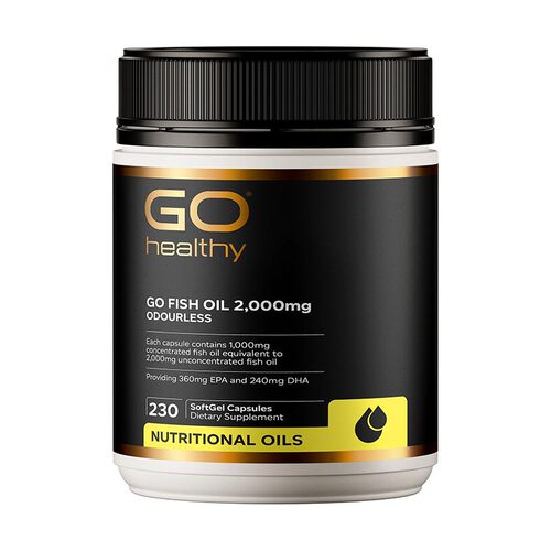 【高之源鱼油】Go healthy 高之源鱼油FishOil-2000mg-230粒