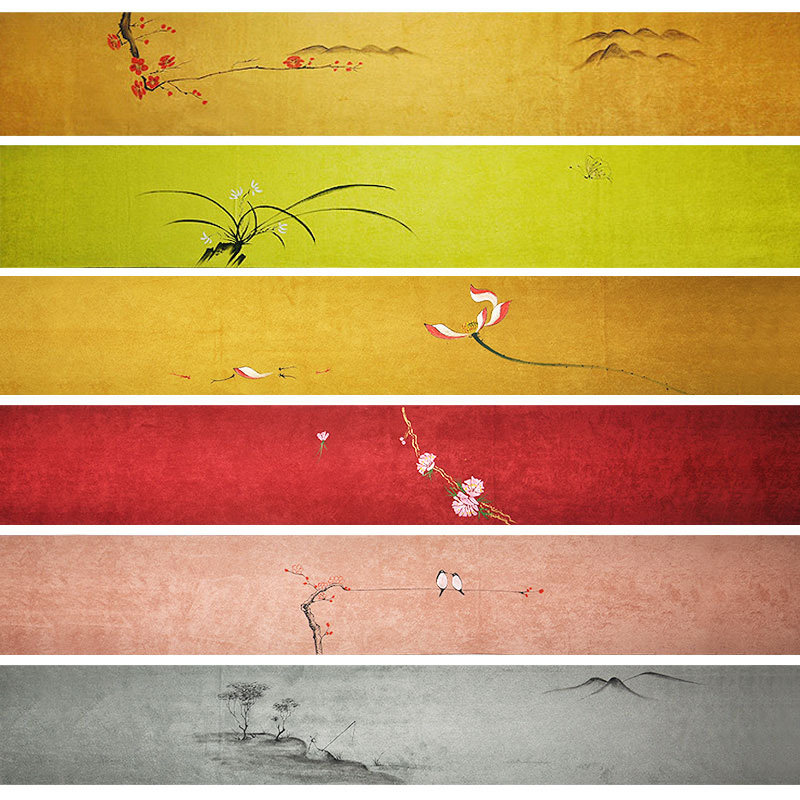 新中式防水茶席垫子手绘中国风禅意桌旗茶道双面茶盘垫干泡桌布,餐饮具,茶道/零配,淘宝优惠券,粉丝福利购,淘宝优惠卷