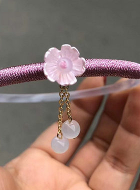 原生态玉髓网红叮当镯细条手镯