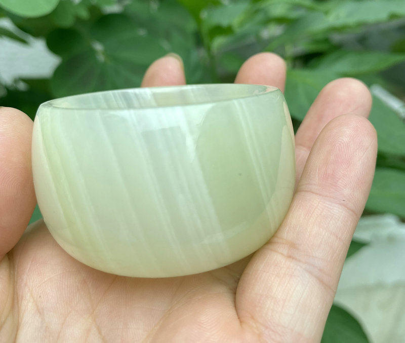 玉酒杯男天然阿富汗玉缠丝玉杯子白酒杯功夫杯玉石小茶杯家用酒具
