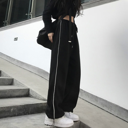 束脚休闲裤运动长裤子