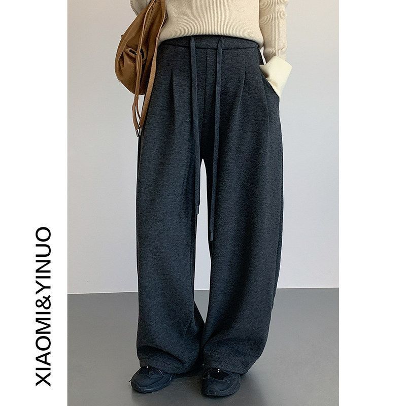 弯刀裤冬季慵懒【欧凡】复古宽松