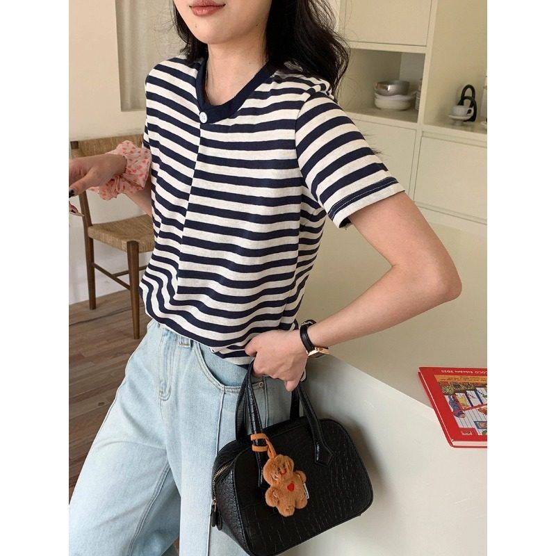 thMorning街头素描设计感一粒扣