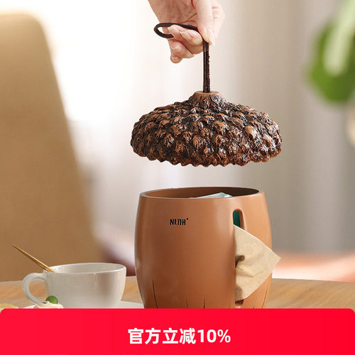 新品美式摆件茶几轻奢桌面纸巾盒
