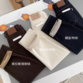 肤感超绝 要高货 来 立体猞猁绒 冬加厚加厚高弹哈伦牛仔裤 女