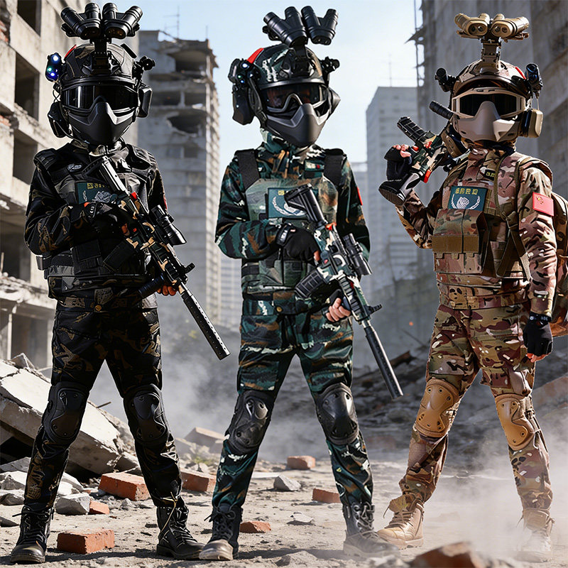 儿童迷彩服特种兵套装三角洲行动