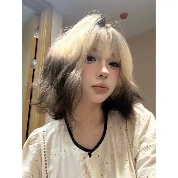 【暹罗娃娃】蛋蛋卷短发新款自然日常cos网感女生全头套