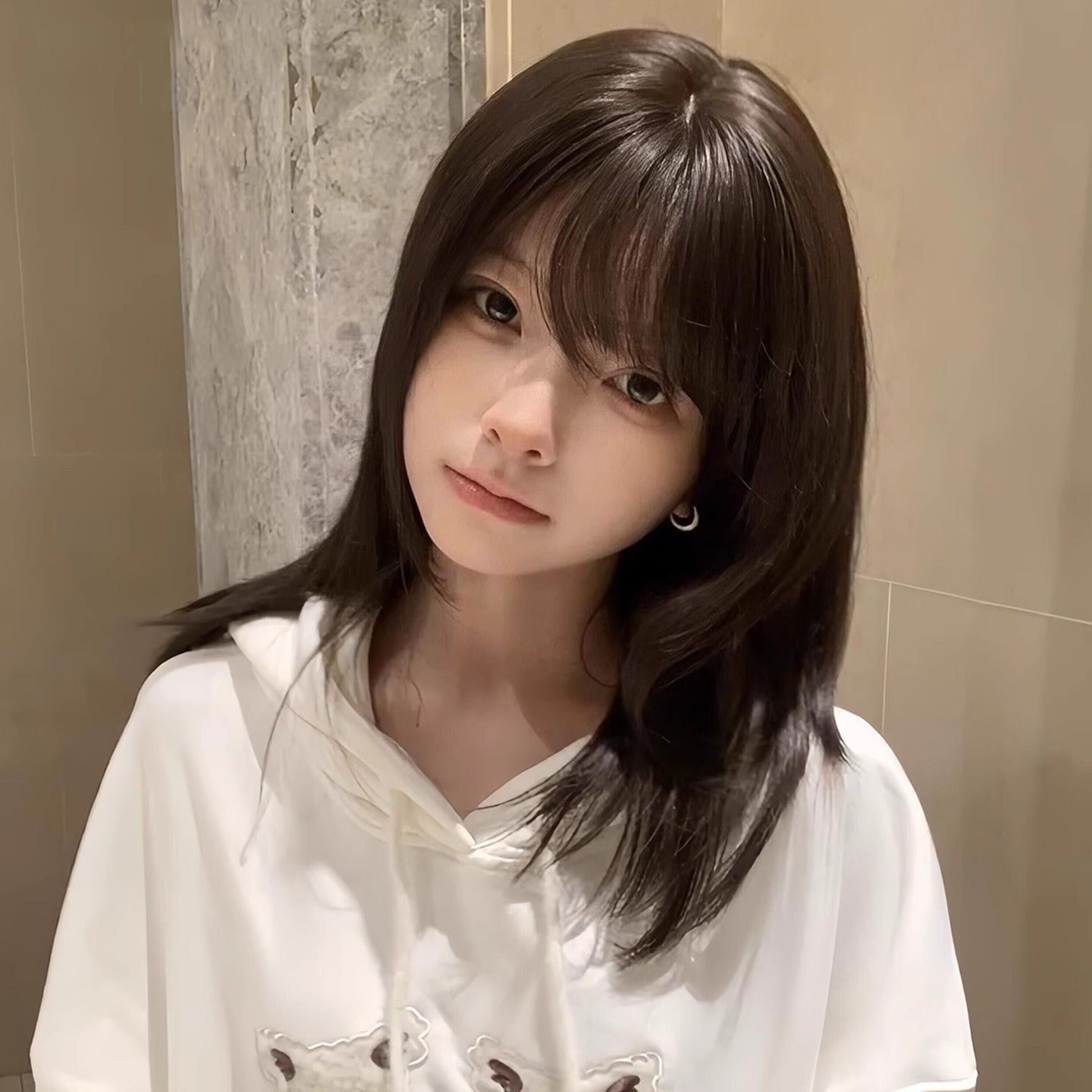 女短直发锁骨发自然逼真慵懒学生头短发日常全头套女