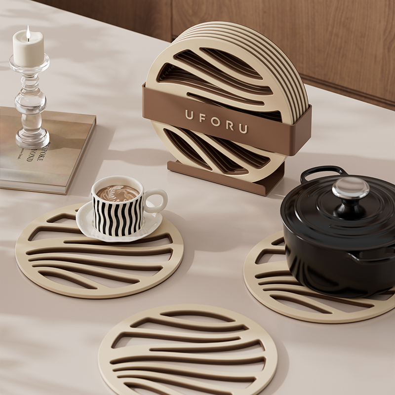 人见夸！！超高颜值的餐桌隔热垫