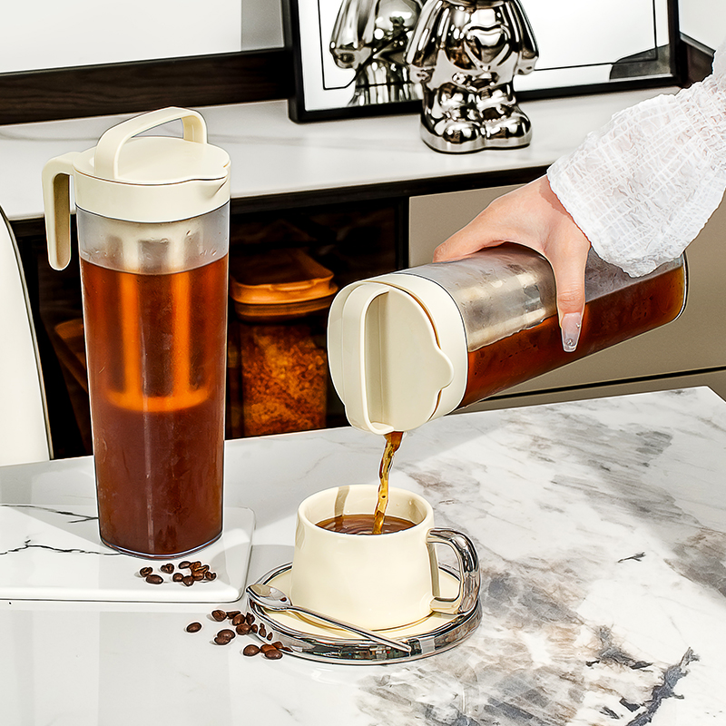 咖啡冷萃壶大容量冷萃杯带提手