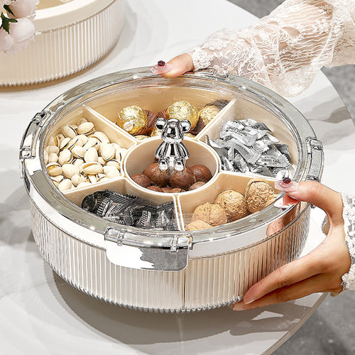 密封轻奢果盘2025新款