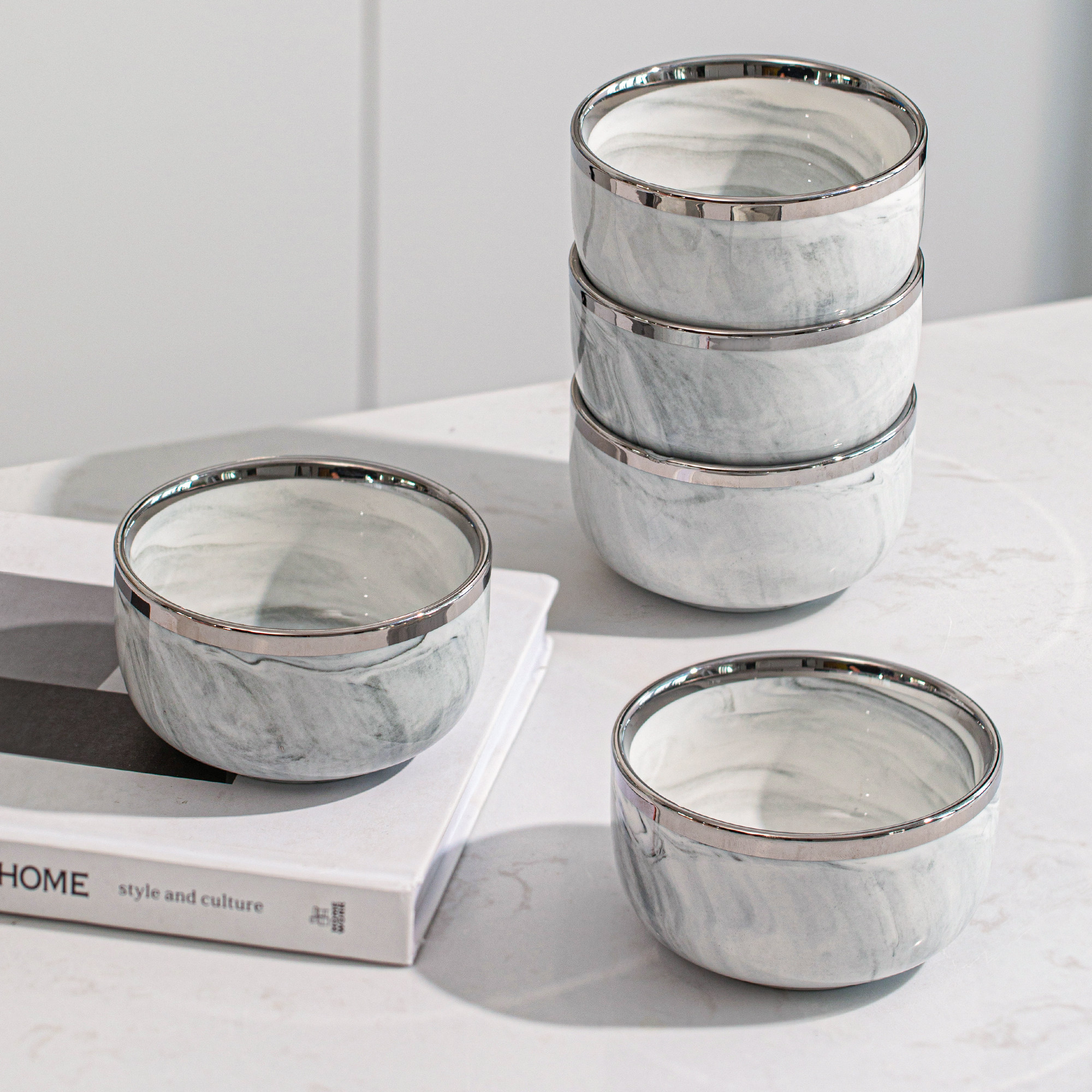 轻奢碗家用2025新款碗盘套装