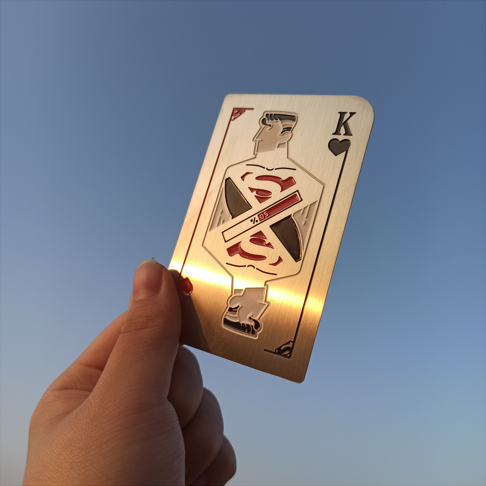 barf | 领主超人 白超 扑克 dc同人金属书签