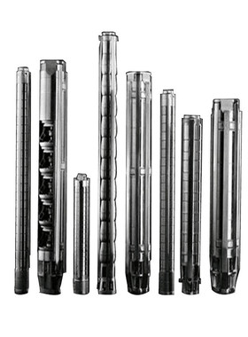 FCNP南方泵业SJ1-1/2/3/4/5/6/7/8/9/10不锈钢多级深井潜水电泵