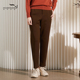 依伽依佳2024秋冬新款 女ENQK011 长裤 收腰显瘦显高时尚 百搭直筒裤