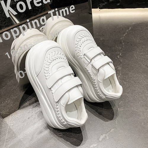 厚底增高百搭小白鞋女款