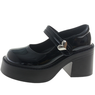 单鞋法式玛丽珍鞋女鞋2026新款高跟鞋晚晚鞋配裙子小皮鞋女款鞋子