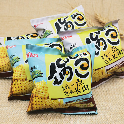 憨老板五香奶油锅巴酥脆好吃不腻