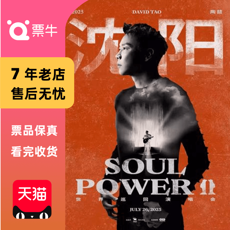 [沈阳]陶喆2025 Soul Power II 世界巡回演唱会门票非代拍非代抢