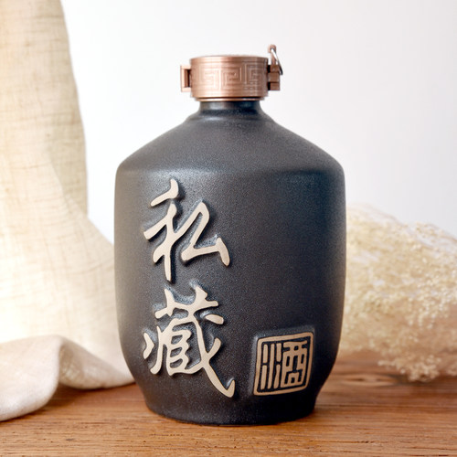 仁新陶瓷精致储存土陶酒瓶子高档