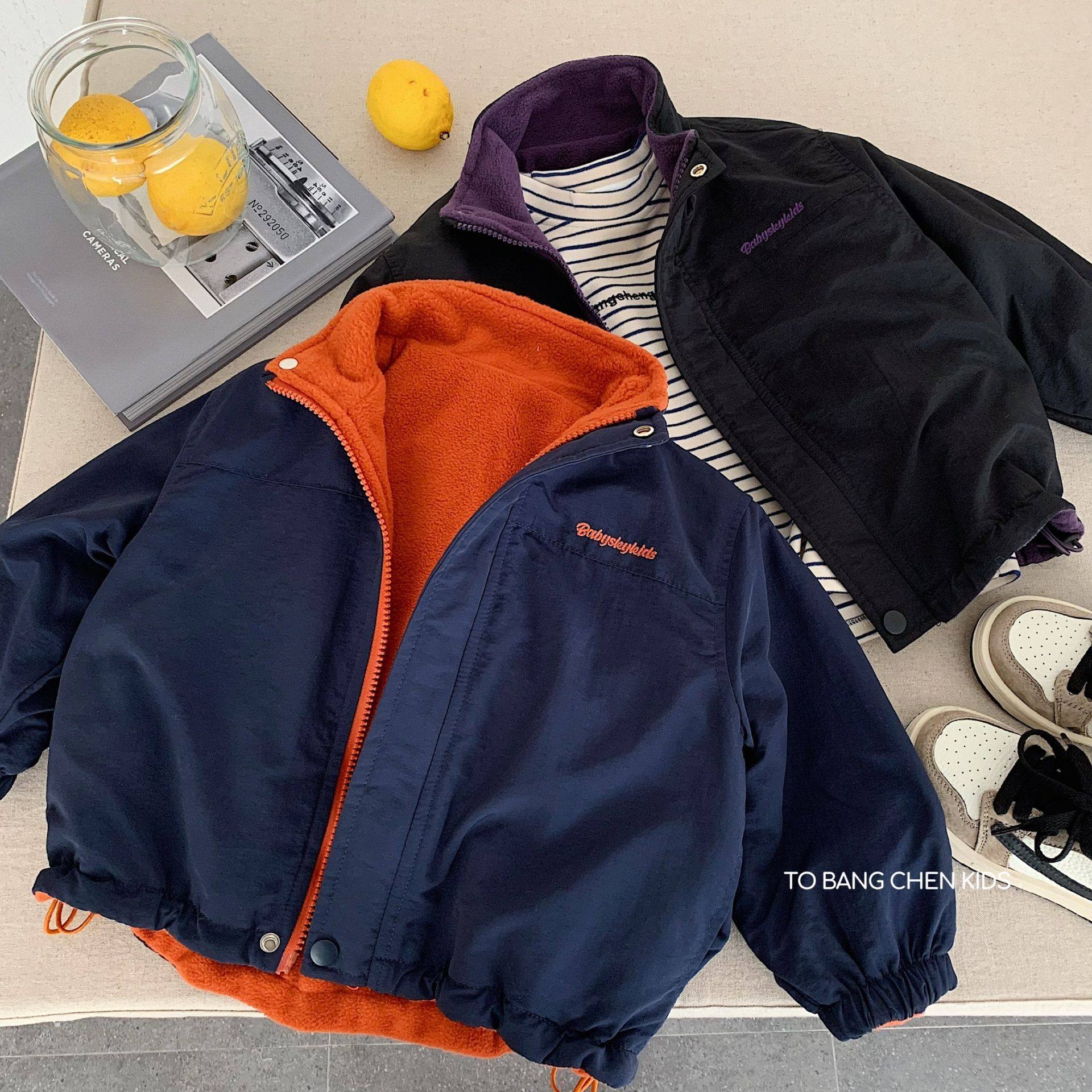 儿童外套2025新款冬季男童两面穿加厚羊羔绒冬装上衣宝宝衣服,童装/婴儿装/亲子装,普通外套,淘宝优惠券,粉丝福利购,淘宝优惠卷