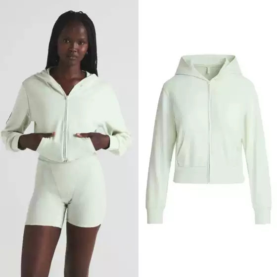 25 New Skims Cotton Jersey Zip up Hoodie Thin Zip-Up Jacket Sweatshirt Hoodie