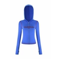 Blue Jacket with Red Letters