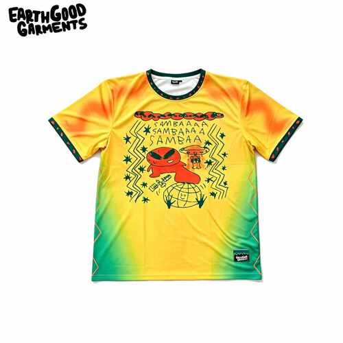地球制衣alien goal jersey撞色短袖球衣