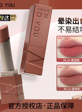INTO YOU哑光口红唇膏秋夏雾面丝绒显白粉持久水感唇釉美拉德ML06