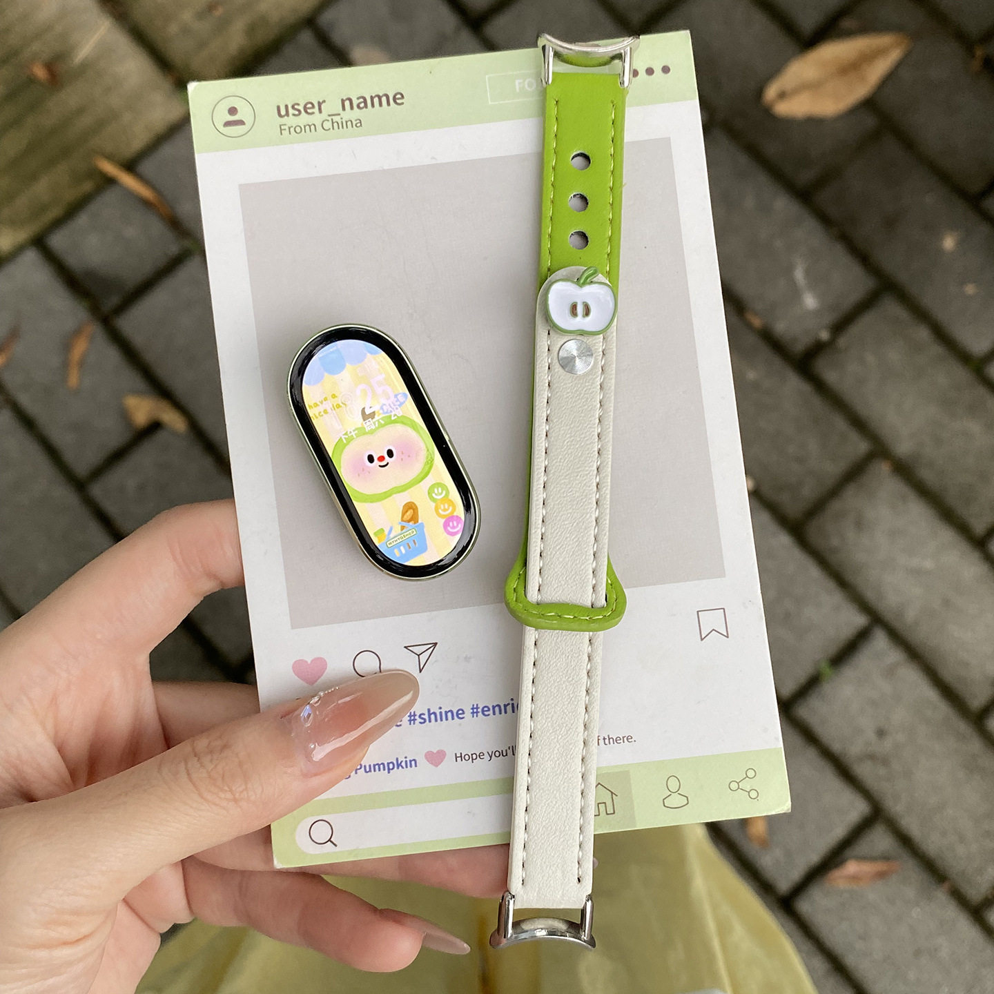 【青苹果】适用小米手环10表带小米9新款手表超纤皮质8nfc高级感