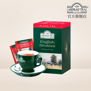 进口袋泡茶包做奶茶 早餐红茶20个独立包装 AHMAD TEA英国亚曼英式